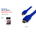 Maxtech-cavo Hdmi 1.5 Mt Full Hd 1080p 1600p Piatto 24k Maxtech Audio Video Hdmi-hi1.5m -