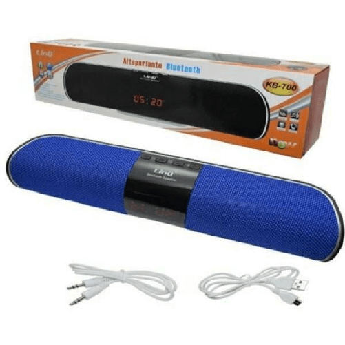 Linq-cassa Speaker Bluetooth Con Slot Tf Card Usb Orologio Sveglia Linq Kb-700 -
