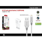 Maxtech-caricabatteria Caricatore 2 Porte Usb 2.1a + Cavo Lightning 1 Mt Maxtech Ca-s038 -