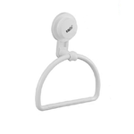 Cleafe-anello Portasciugamani Asciugamano Attacco Ventosa Bianco Accessori Bagno 59542 -