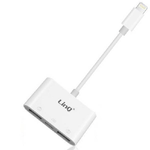 Linq-adattatore 8 Pin Lettore Schede Memoria Otg 3in1 Lightning + 2 Usb Femmina Ith488 -