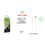 Maxtech-cavo Usb Di Ricarica Sincronizzazione Simply 2,50mt Smartphone 5v-2100ma Maxtech F-tc006 -