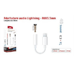 Maxtech-adattatore Audio Lightning A Jack Aux 3,5mm Per Ipod Iphone Ipad Maxtech Ad-ip01 -