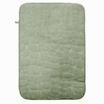 Cleafe-tappeto Tappetino In Tessuto Effetto Sassi Per Arredo Bagno 45x70 Cm 79929 Verde -