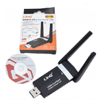 Linq-adattatore Scheda Di Rete Usb 3.0 Wifi Dual Band 1200m Amplificata 5 Dbi W1200m -