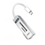 Andowl-hub Usb Q-hu802 5 In 1 Adattatore Da Tipo C A Usb 3.0 Con Connessione Di Tipo C -