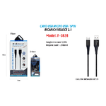 Maxtech-cavo Micro Usb 1.5mt Dati Caricabatteria Usb Per Samsung Huawei Maxtech F-s020 -