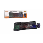 Linq-tastiera Mouse Retroilluminata Gaming Con Cavo Usb Led Rgb Ergonomica Led-mk1568 -