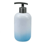 Cleafe-dispenser Portasapone Liquido Bianco Azzurro Accessori Bagno Moderno Arredo 59910 -