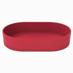 Cleafe-porta Sapone Saponetta Da Bagno In Plastica Accessorio Arredo Colore Rosso 69939 -