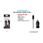 Maxtech-kit Caricabatterie Caricatore Da Auto Per Ricarica Samsung Huawei Htc Maxtech Ma-s001 -