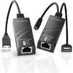 Andowl-usb 2.0 Extender Rj45 2 Posizioni Estensione Fino A 100m Velocità 480mbps Q-u102 -