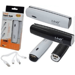 Linq-power Bank Carica Batteria Esterna 3200 Mah Con Cavo 3 In 1 Linq D-015 -