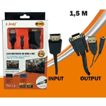 Linq-cavo Adattatore Da Hdmi A Vga Con Alimentazione Usb Jack Audio Femmina 1.5mt Hv1505f -