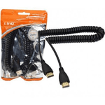 Linq-cavo Adattatore A Spirale Molla Da Hdmi Maschio A Hdmi Maschio 2 Metri Hd-m4520 -