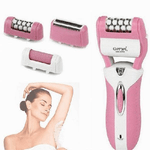 Maxtech-epilatore Rasoio Elettrico Ricaricabile 3in1 Donna Corpo Pedicure Lima Gm-3052 -