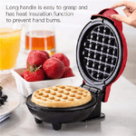 Andowl-mini Waffle Maker Macchina Antiaderente Per Waffle Cialde Frittelle 350w Q-hb66 -