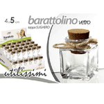 Kaela-set 48 Pz Barattolo Barattolino Tappo Sughero Bomboniera In Vetro 4x5cm 715778 -