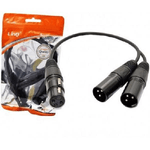 Linq-cavo Adattatore Audio Da Xlr Femmina A 2 Xlr Maschio Microfono Splitter Kl-9240 -