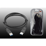 Maxtech-cavo 1mt Usb 3.0 Tipo Maschio Cable Prolunga Filo Per Pc Dati Maxtech Usb3.0-1m -