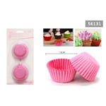 Kaela-set 2 Confezioni 50 Pirottini Carta 10cm Rosa Dolci Cupcake Tortine Muffin 56131 -