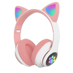 Andowl-cuffie Auricolari Q-em3 Wireless Bluetooth Filo Orecchio Di Gatto Led Microfono -