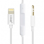 Linq-cavo Adattatore Audio Da Lightning Iphone A Aux Jack 3,5mm Maschio 1mt Ip-7726 -