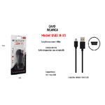 Maxtech-cavo Caricabatteria Caricatore Ricarica Usb Con Entrata V3 1mt Maxtech Usb2.0-v3 -