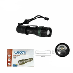 Wisdom-torcia Led Cree Q5 Ricaricabile Per Casa Campeggio Escursioni Con Gancio Dt-2121 -