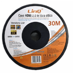 Linq-cavo Hdmi In Fibra Ottica Ultra Hd 4k 30 Mt Tv Hd Computer Proiettore Foc-8k30m -