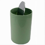 Cleafe-pattumiera Cestino Secchio Rifiuti Verde Arredo Bagno Coperchio Basculante 79879 -