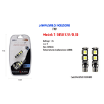 Maxtech-lampadine Di Posizione T10 Maxtech T-105050 12v 9led Canbus Ultra Luminose 6000k -