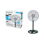 Maxtech-ventilatore A Piantana 5 Pale In Acciaio Regolabile Oscillante 3 Velocità Fs40-2 -