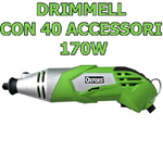 Trade_ox-smerigliatrice Mini Trapano Fresa Drimmel Di Precisione 170w 40 Accessori -