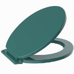 Cleafe-sedile Coprivaso Wc Water Copriwater Bagno In Pvc Universale Verde Scuro 59024 -