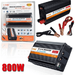 Linq-inverter Di Potenza 800w 12v 220v Convertitore Tasto On Off Pinze Batteria P800w -