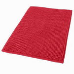 Cleafe-tappeto Tappetino Antiscivolo Per Bagno Arredo 45 X 75 Cm Rosso In Tessuto 69908 -