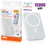 Linq-powerbank Magnetico Con Ricarica Wireless 15w Qi Veloce + Pd20w 15000mah Tt13809 -