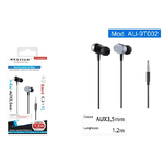 Maxtech-auricolari Cuffie In-ear Aux 3,5mm Per Smartphone Filo 1,2 Mt Suono 4d Au-9t002 -