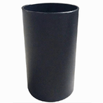 Cleafe-bicchiere Porta Spazzolini Dentifricio Colore Nero Accessorio Arredo Bagno 79195 -