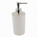 Cleafe-dispenser Sapone Liquido Lavandino Bianco Lavorato Accessorio Arredo Bagno 10434 -