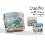 Kaela-quadro Quadretto Decorativo 45x45x1,8cm Tela Su Legno Deluxe Decori Ass. 806872 -