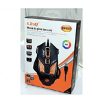 Linq-mouse Gaming Da Gioco Con Filo Usb 2.0 Dpi Regolabile 4000 Dpi Luci Rgb Gm8007 -