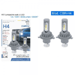 Maxtech-kit Lampadine Sostituzione Fari Auto Moto Led H4 12v 40w 3000lm Luce 6500k Cbr-h4 -