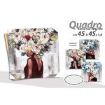 Kaela-quadro Quadretto Decorativo 45 X 45 X 1,8cm Tela Su Legno Deluxe 4 Decori 831966 -