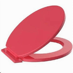 Cleafe-copriwater Sedile Coprivaso Wc Water Bagno In Pvc Universale Rosso Corallo 59023 -