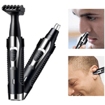 Maxtech-rasoio 2 In 1 Rifinitore Per Naso Capelli Basette Orecchie Ricaricabile Gm-3130 -