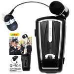 Andowl-cuffie Wireless Bluetooth V5.0 Auricolare Senza Fili A Clip-on Retrattile Q-905 -