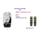 Maxtech-lampadina Di Posizione T10 Maxtech T-103528 12v 12led Canbus 6000k Ultra Luminose -