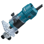 Makita ®-rifilatore 6mm Fresatrice 530w 3000rpm Ad Immersione Makita 3709 A Base Fissa -